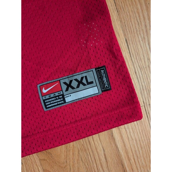 VTG Nike Ohio State Buckeyes Football Jersey Men’s #47 Red White XXL Aj Hawk NWT - Picture 3 of 11